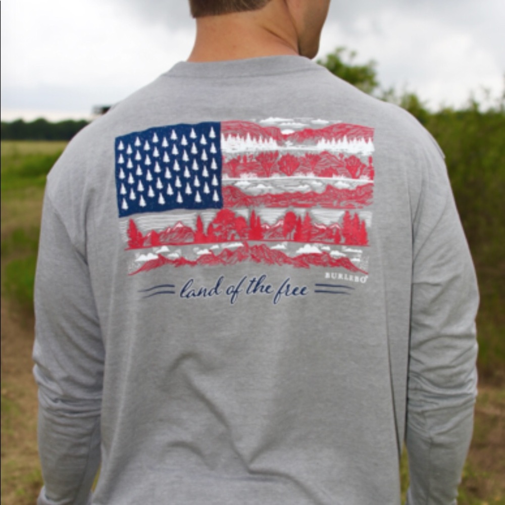 Outdoors long sleeve tee.